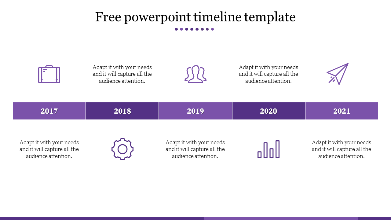 free powerpoint timeline template mac-Purple